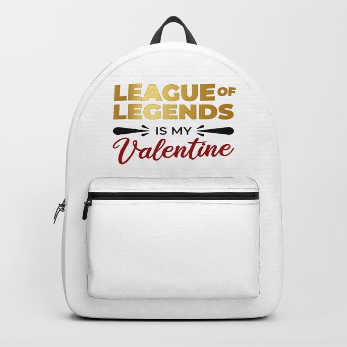 LoL Is My Valentine Backpack by Filipe Ferreira