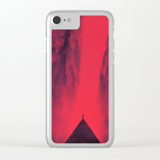 reD Dream Clear iPhone Case