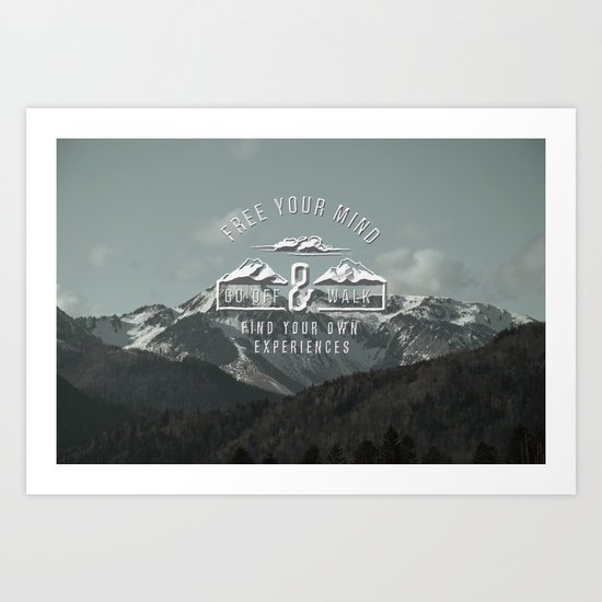 Free your mind Art Print