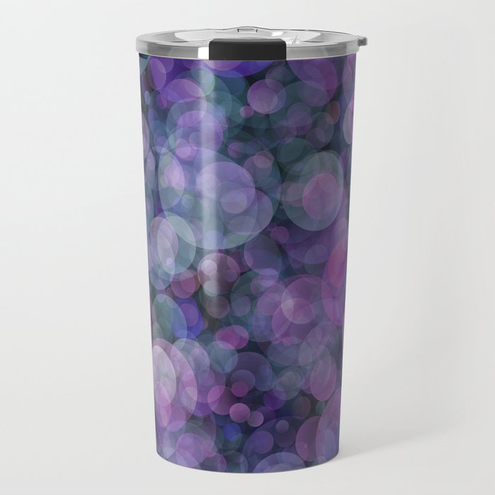 Purple Bubbles Travel Mug