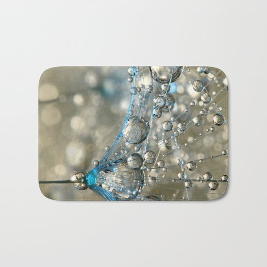 Cyan & Gold Bath Mat