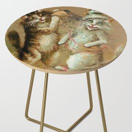 “Cat Party with Confetti” by Maurice Boulanger Side Table