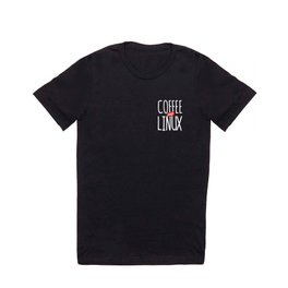 Geek Linux Coffee Nerd PC Sayings T Shirt