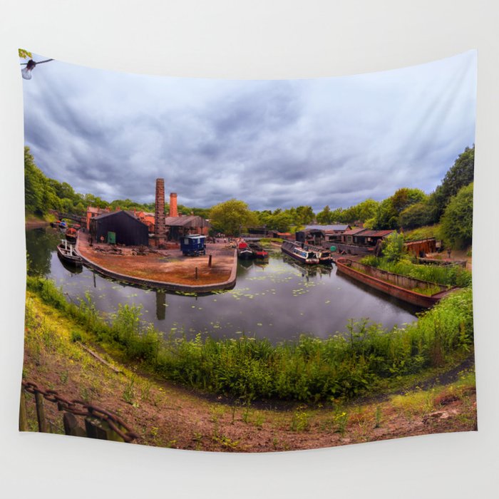 Black Country Living Museum Boat Yard Peaky Blinders Wall Tapestry By Labs Design Society6