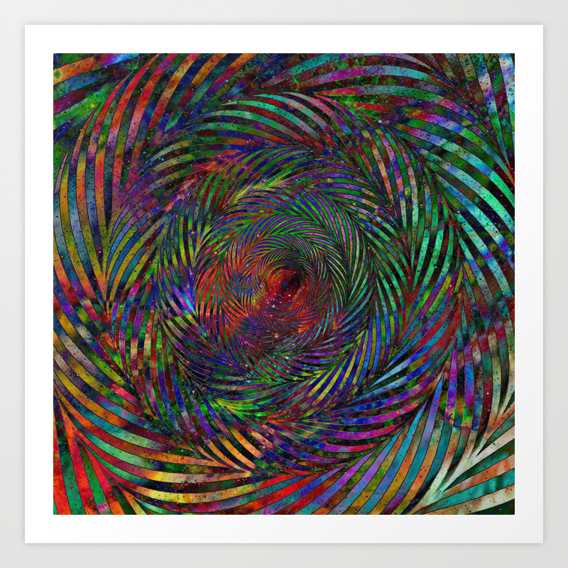 lsd in space art print by vibrantnonsense