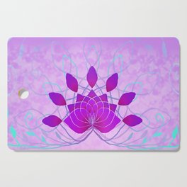 Lavender Romantic Floral light2 Cutting Board