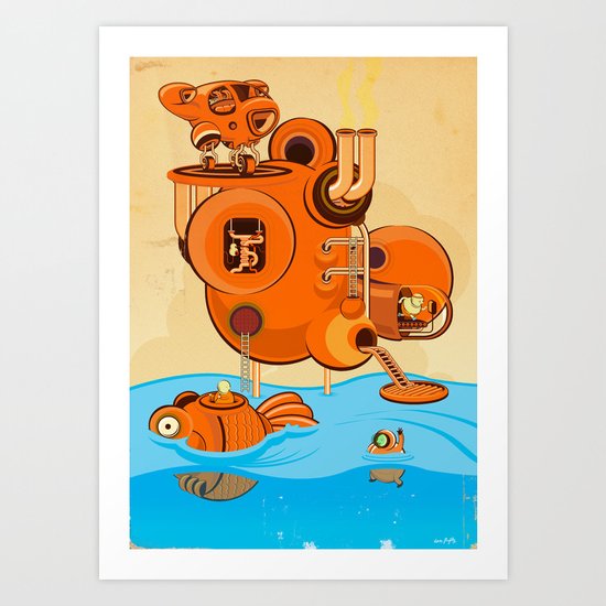 hello sailor Art Print