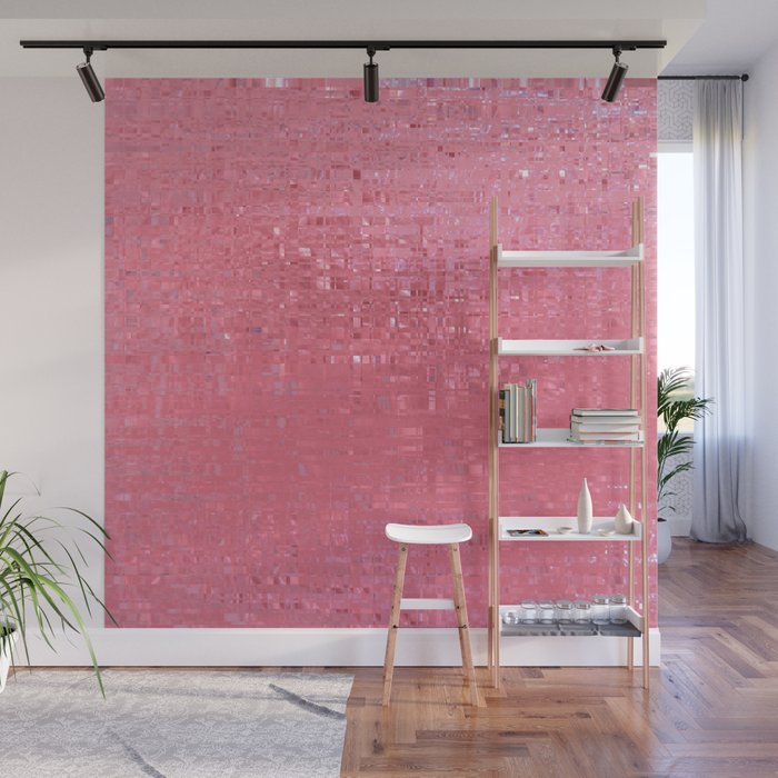 Chew Pink Bubble Gum  Wall Mural