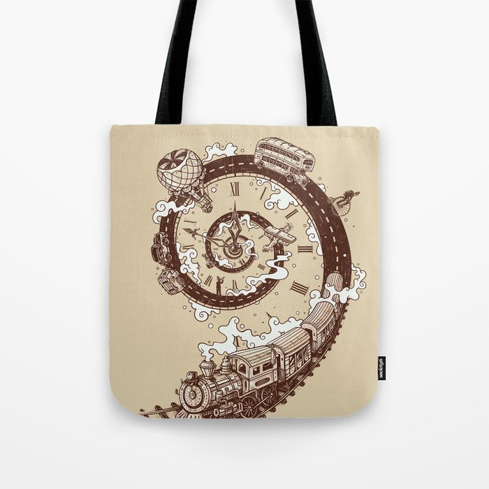 Time Travel Tote Bag
