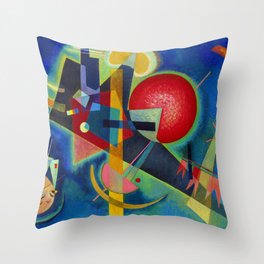 Wassily Kandinsky, New colors Throw Pillow