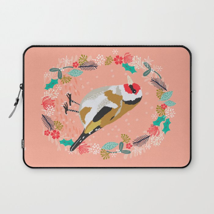 European goldfinch by Andrea Lauren  Laptop Sleeve
