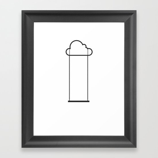 High swing Framed Art Print