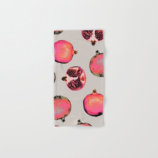 Pomegranate Pattern Hand & Bath Towel