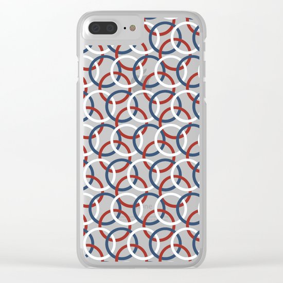 Olympica Black Clear iPhone Case