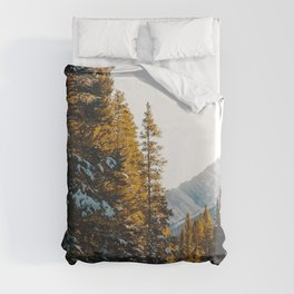 Canmore Mountainscape III | Alberta, Canada | Landscape Photography Duvet Cover