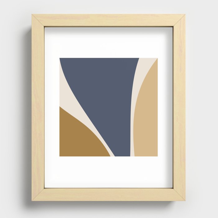 Minimalist Plant Abstract LXIX Recessed Framed Print