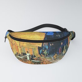 Vincent Van Gogh - Cafe Terrace at Night Fanny Pack