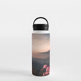 Indonesian Mountains at Sunrise Water Bottle