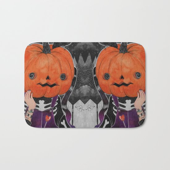GOSH! I'M A PUMPKIN! Bath Mat
