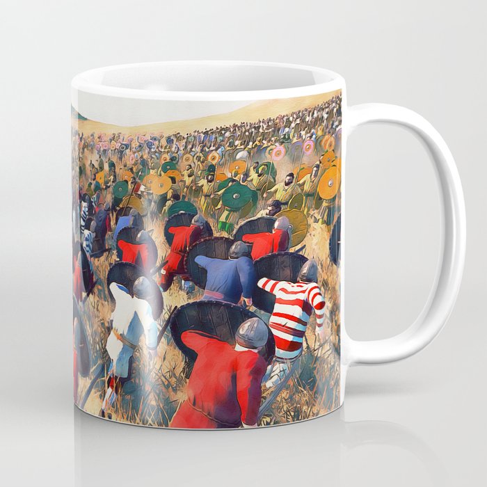 Medieval Army in Battle Coffee Mug