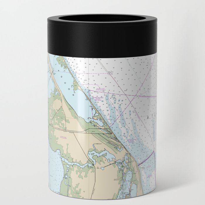 Ponce de Leon Inlet to Cape Canaveral Nautical Chart 11484 Can Cooler