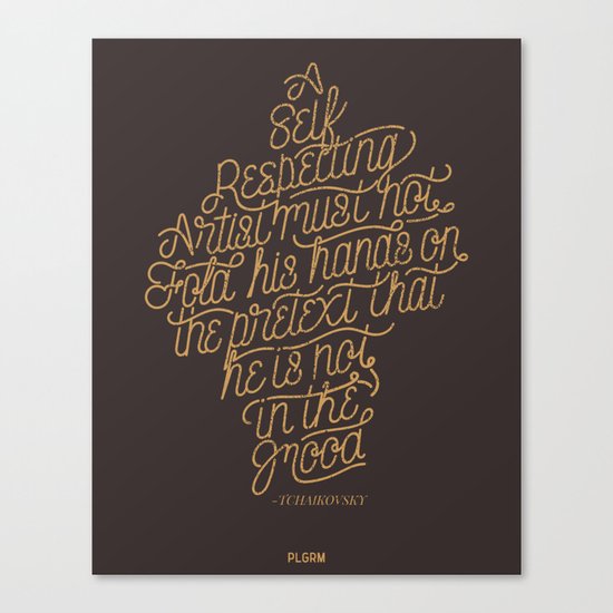 In The Mood Canvas Print