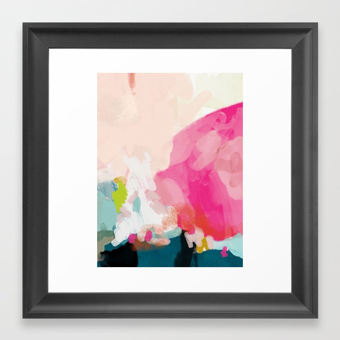 pink sky Framed Art Print