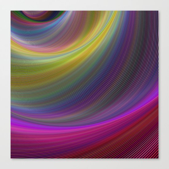Magic waves Canvas Print