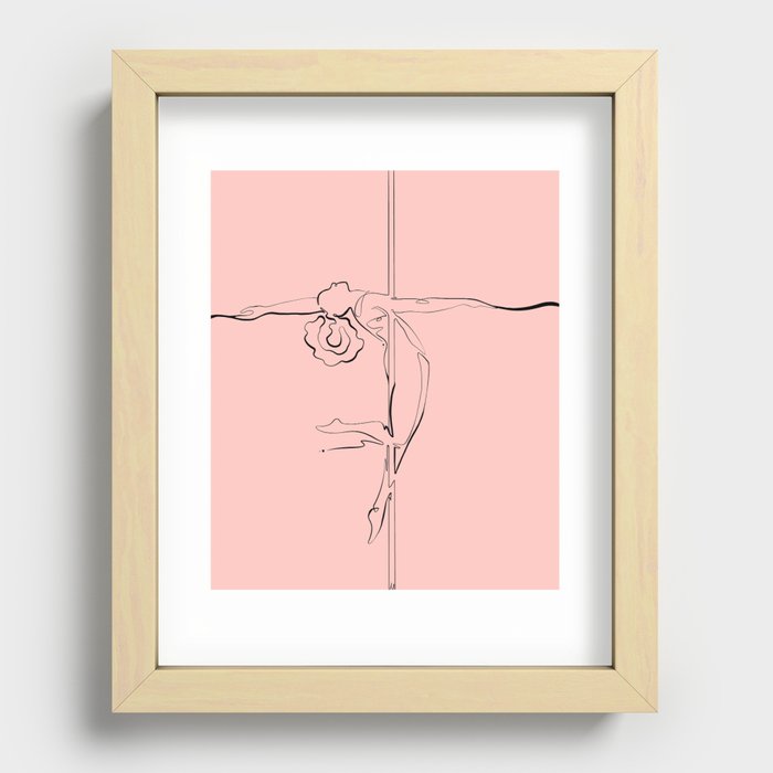 Figurehead (Pink) Recessed Framed Print