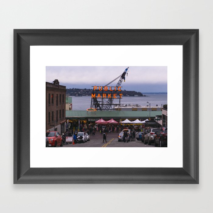 Public Market Framed Art Print