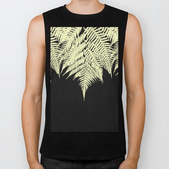 Concrete Fern Yellow Biker Tank