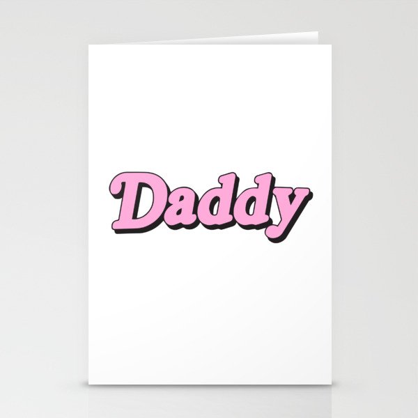 Daddy Stationery Cards