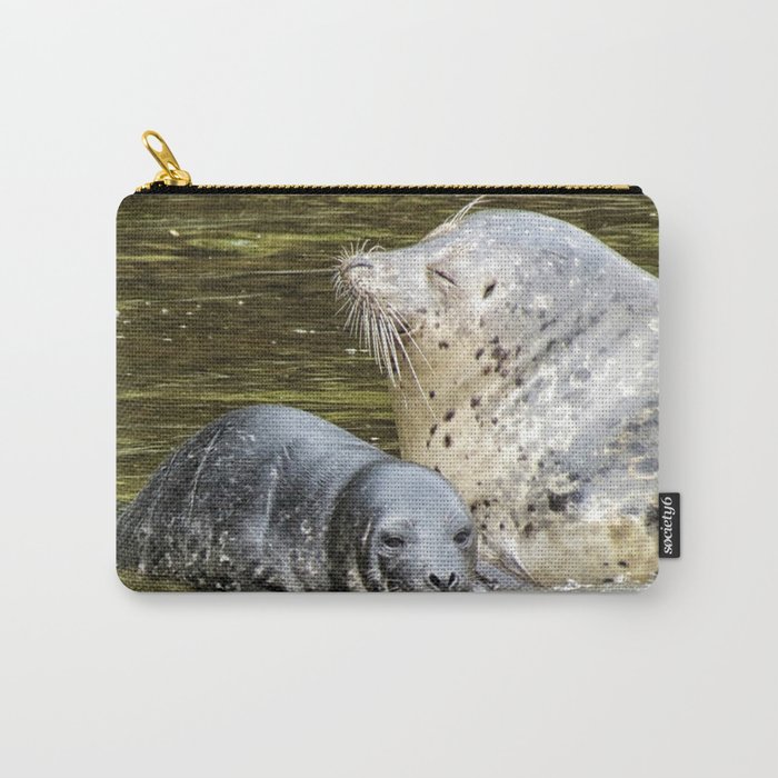 Harbor Seal Sweetness Carry-All Pouch