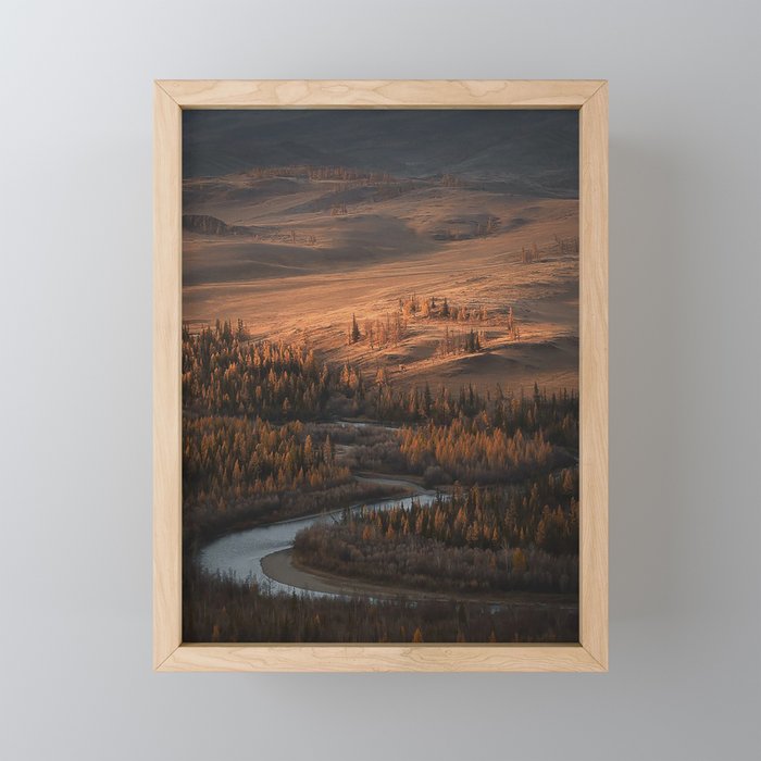 siberia Framed Mini Art Print