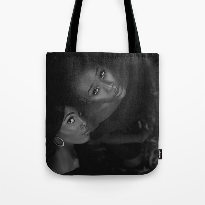 L'Artisan Atlanta; African American women of strength black and white portrait photograph - photography - photographs Tote Bag