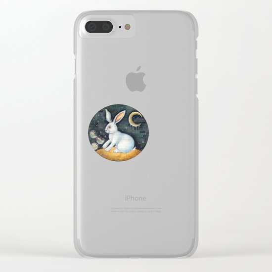 The White Rabbit Clear iPhone Case