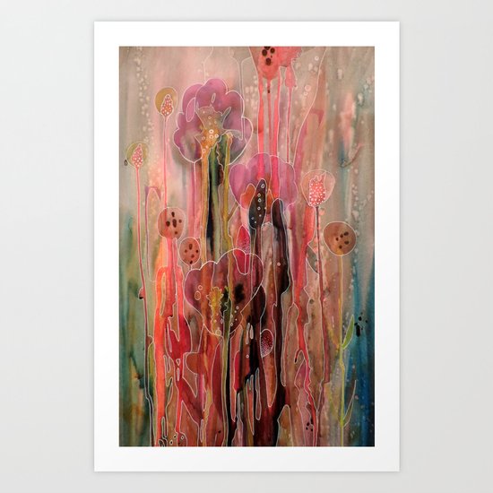 chercher la lumière Art Print