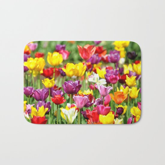 PRETTY TULIPS Bath Mat