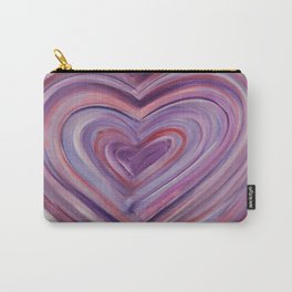 Heart Love Portal  Carry-All Pouch | Pattern, Painting, Love, Abstract 