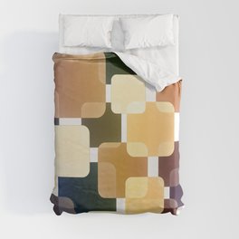 abstract pattern Cross Stitch Duvet Cover