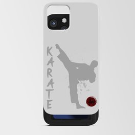 Kick Karate iPhone Card Case