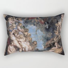 Peter Paul Rubens - The Great Last Judgement Rectangular Pillow