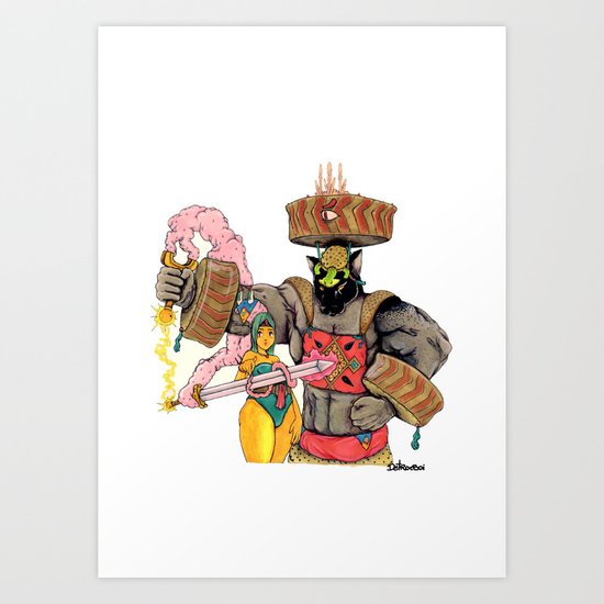 The Blumafuria Explorers Art Print