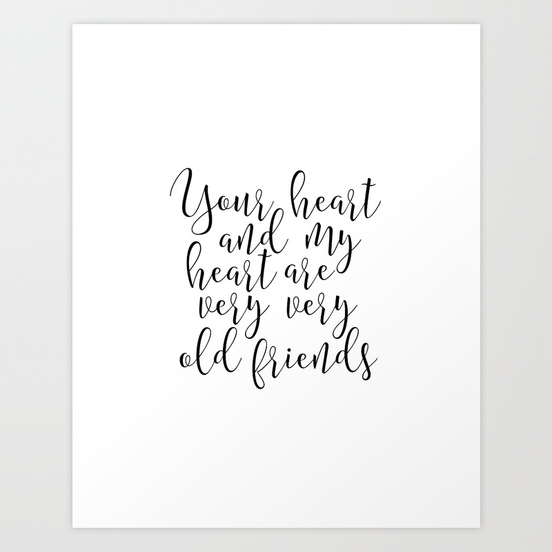 Hafiz Quote Valentines Day Decor Gift For Her Printable Quotes Best Friends Gift Love Sing Art Print By Typohouseart Society6