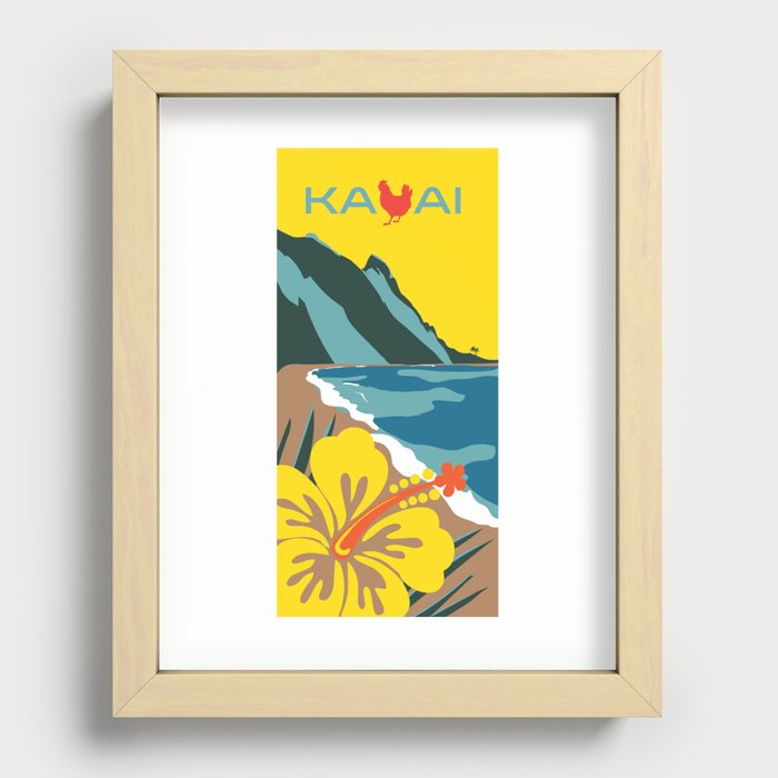 Kauai Recessed Framed Print