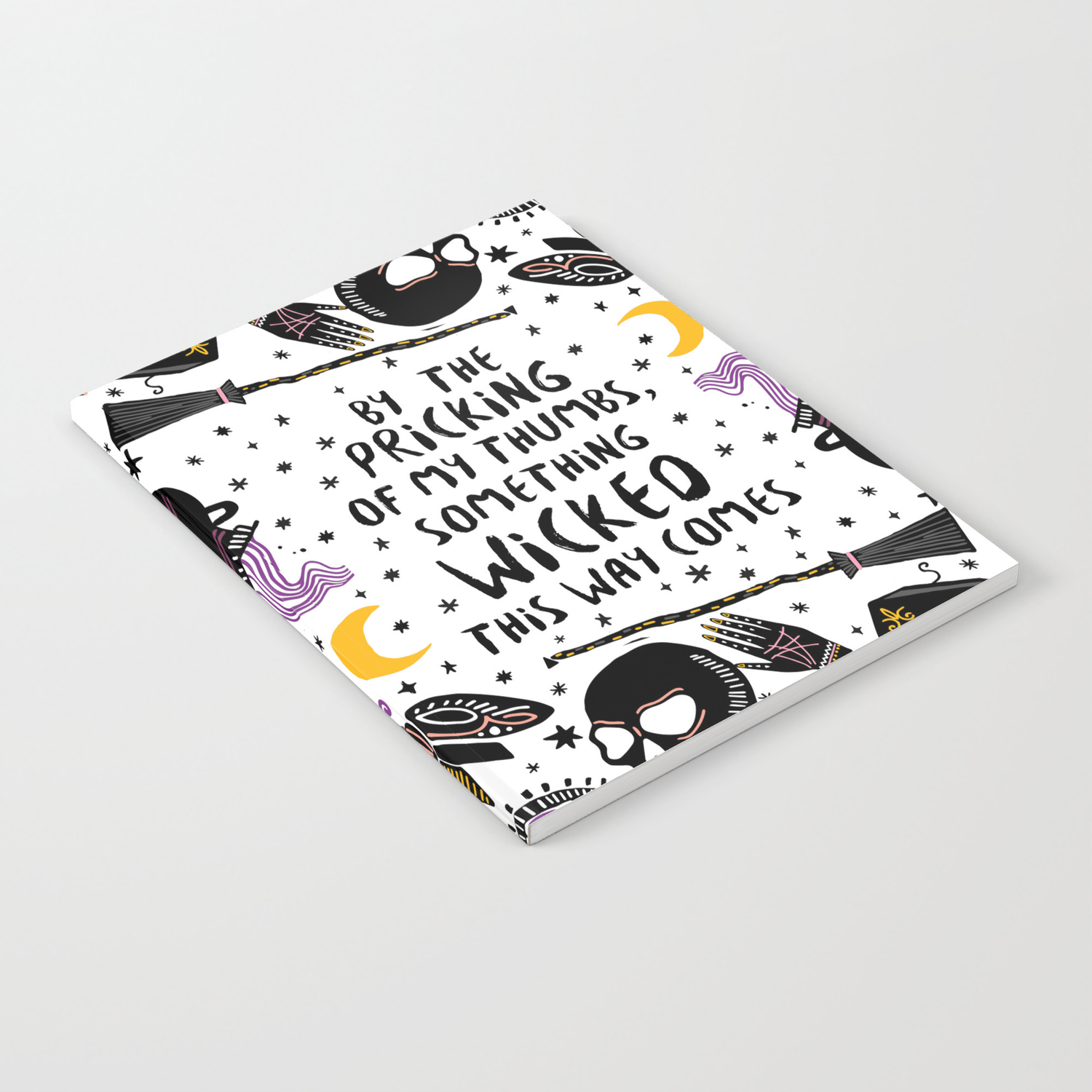 By The Pricking Of My Thumbs Something Wicked This Way Comes Shakespeare Macbeth Notebook By Dorothyreads Society6