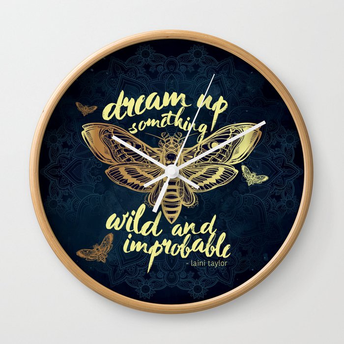 Wild and Improbable Wall Clock