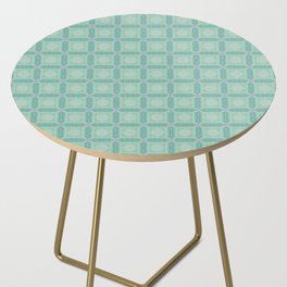 Retro green shapes Side Table