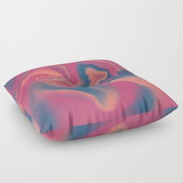 Cotton Candy Water Marble Gradient Floor Pillow
