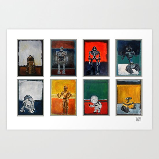 Rothbots (2) Art Print